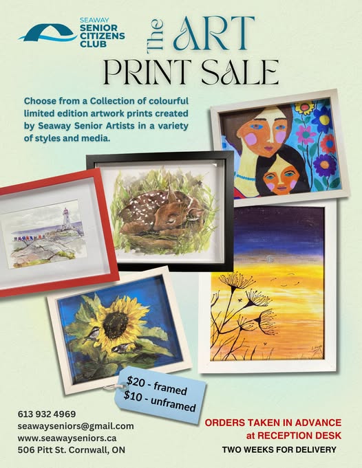 Choose from a Collection of colourful limited edition artwork prints created by Seaway Senior Artists in a variety of styles and media.